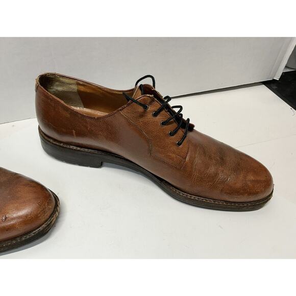 Salvatore Ferragamo Dress Shoes Men\'s Size 13 B Brown Leather Oxfords main image 13